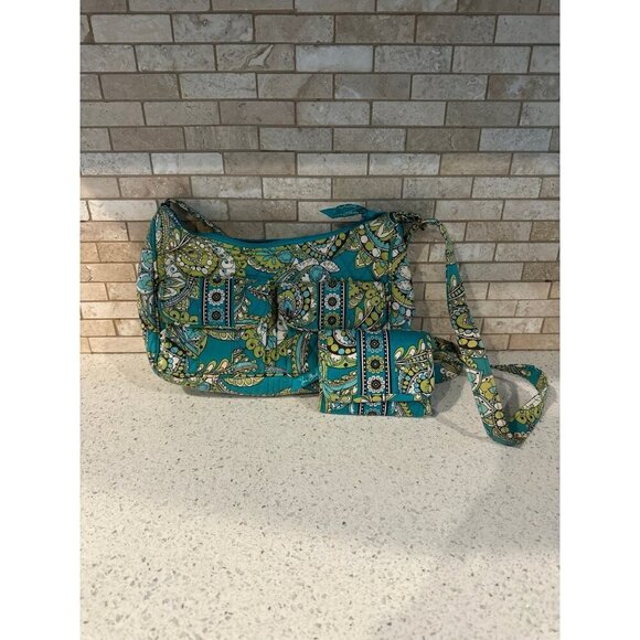 Vera Bradley Peacock Crossbody Purse Retired‎ / wallet - Picture 1 of 7